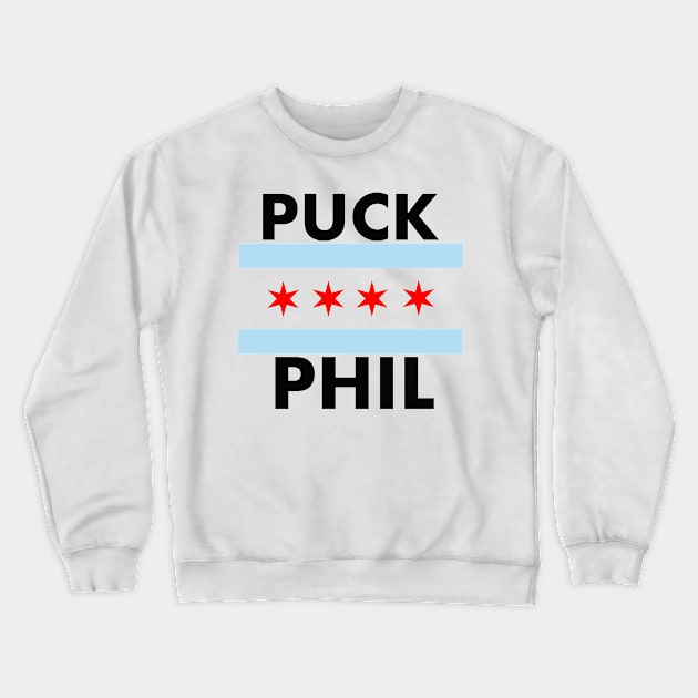 Puck Phil T-Shirt Crewneck Sweatshirt by LongboxHeroes